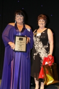 Left: Joanne Crowe, Boutique 88 (winner). Right: Maria Wesley, Business & Professional Women.