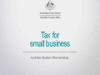 Tax for Small Business - Wednesday 16th May